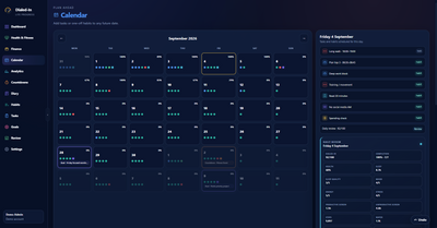 Calendar view